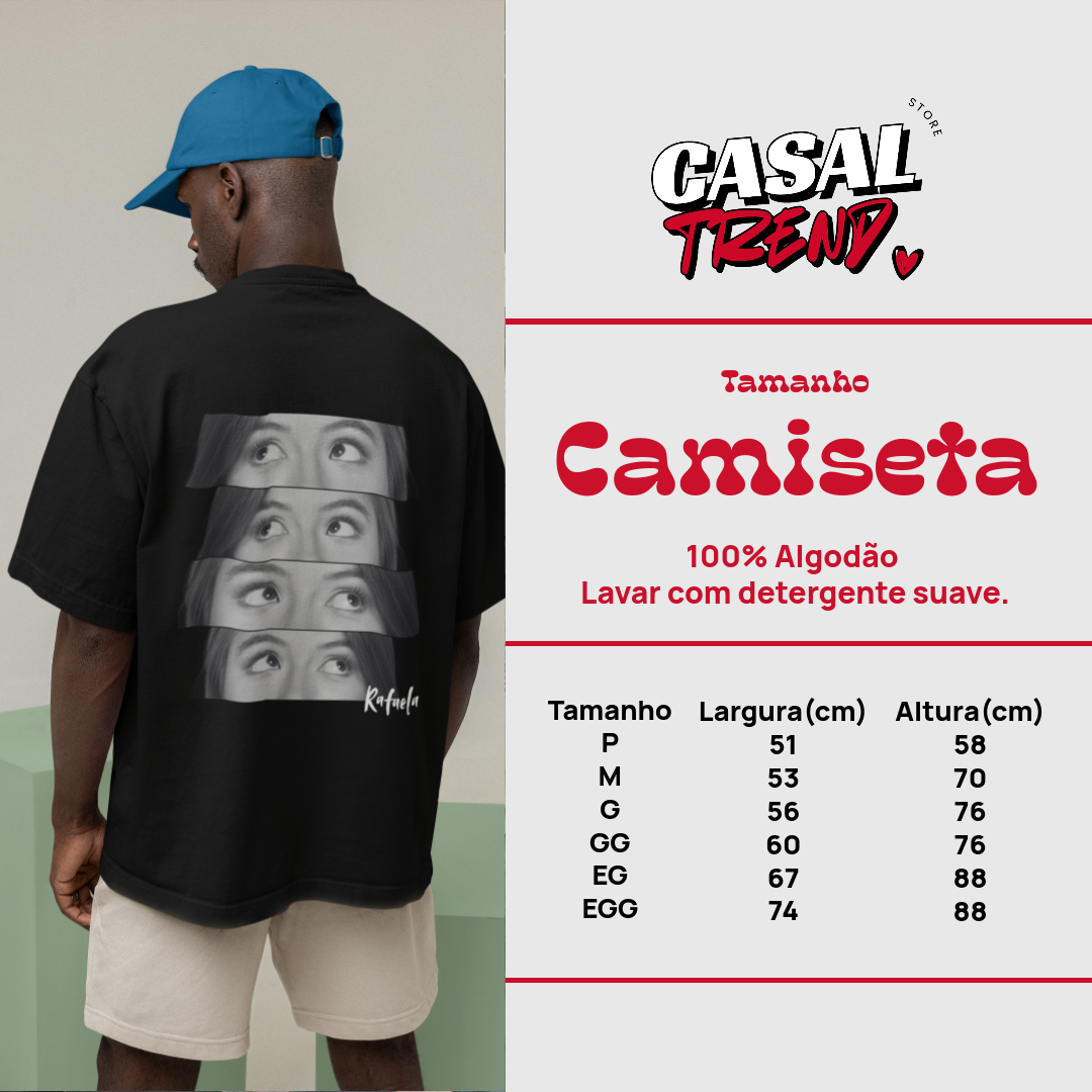 Camiseta Personalizada "4 Olhares"