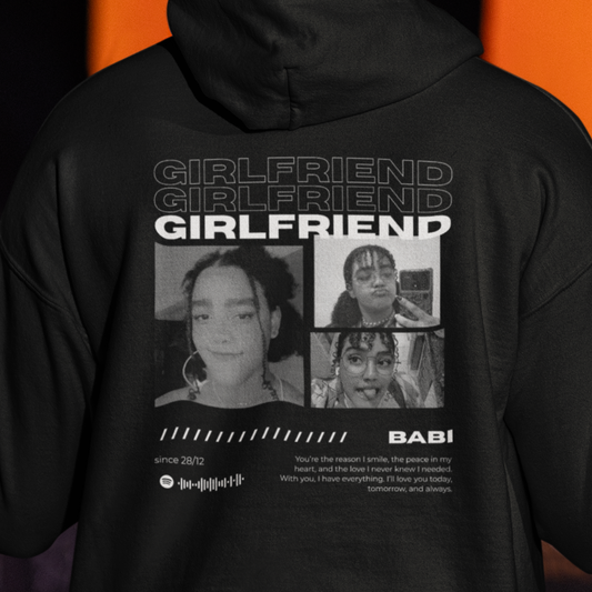 Moletom Personalizado "Girlfriend" Custom