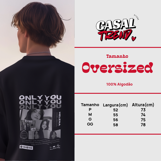 Camiseta Personalizada "Only You" (5 fotos)
