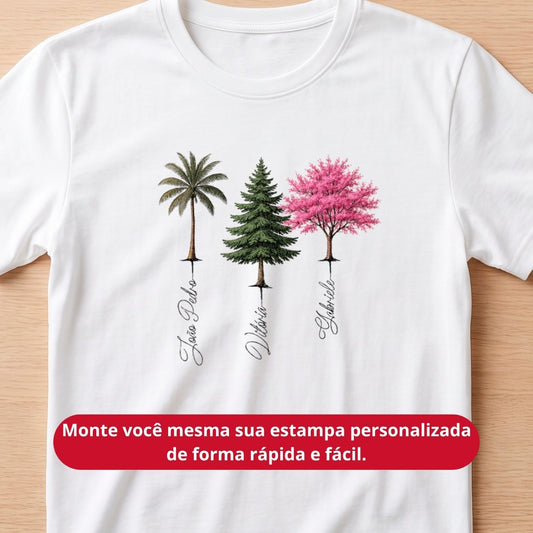 Camiseta Personalizada "Nossa Floresta"