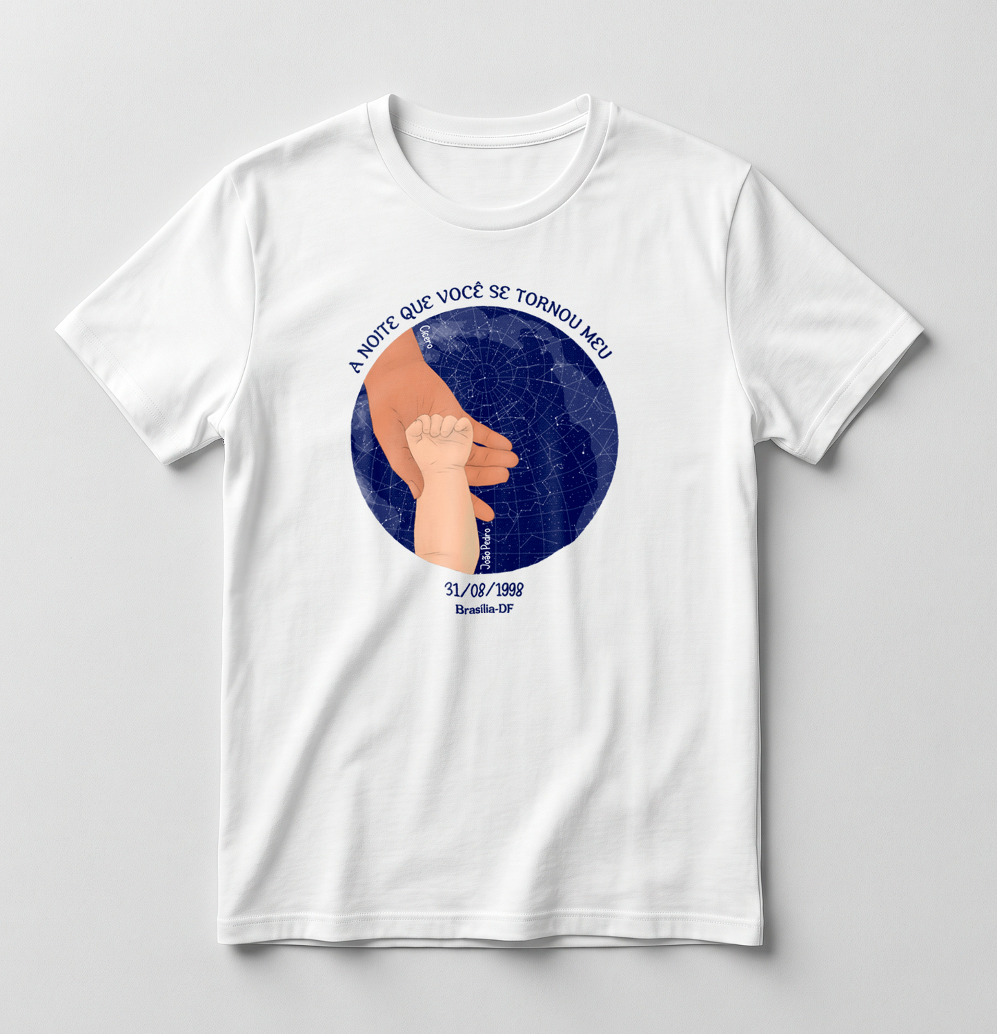 Camiseta Personalizada "A noite que você se tornou meu pai"