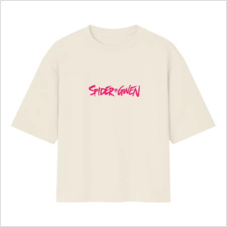 Camiseta Oversized Spider Gwen