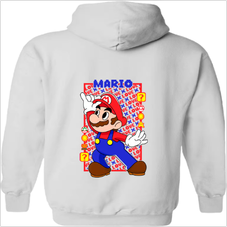Moletom com Capuz Mario