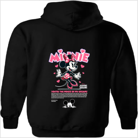 Moletom com Capuz Minnie Vintage