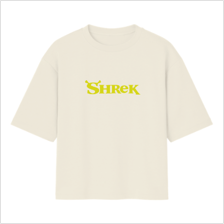 Camiseta Oversized Shrek