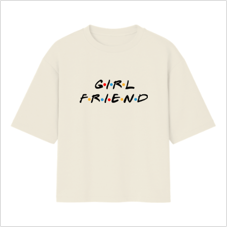 Camiseta Oversized Girlfriend