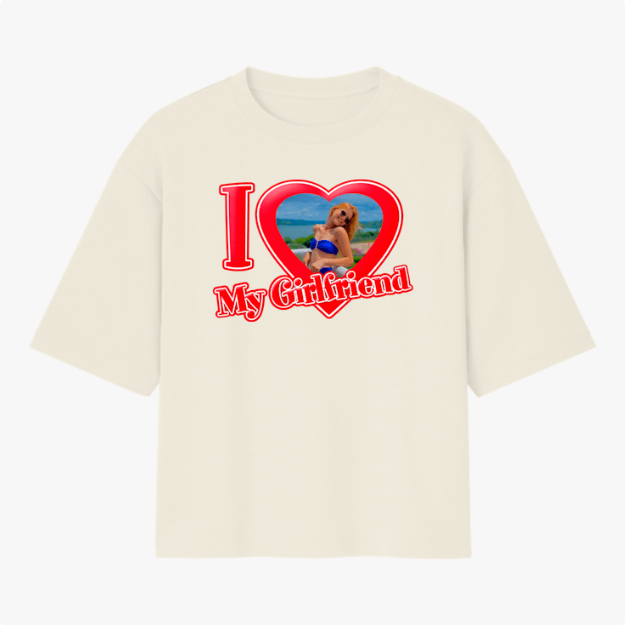 Camiseta Personalizada "I <3 My Grilfriend"
