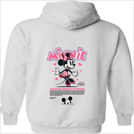Moletom com Capuz Minnie Vintage