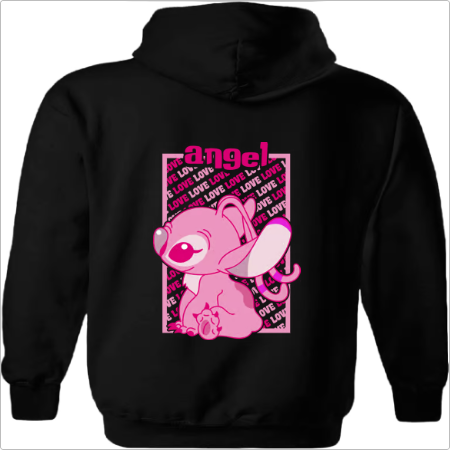 Moletom com Capuz Angel Kisses