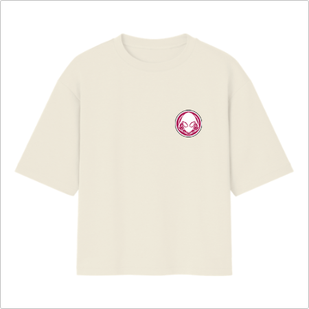 Camiseta Oversized Spider Gwen Peito