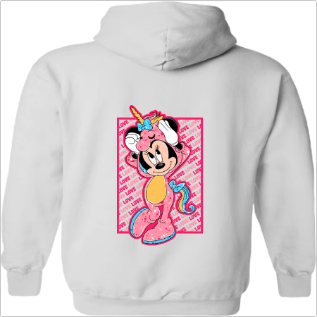 Moletom com Capuz Minnie Love U