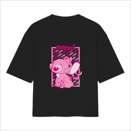 Camiseta Oversized Angel Love You