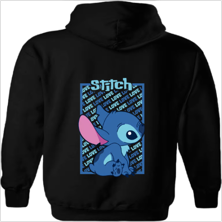 Moletom com Capuz Stich Kisses