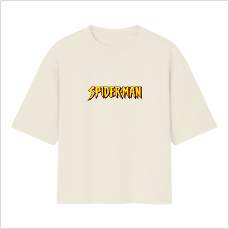 Camiseta Oversized Spider Man