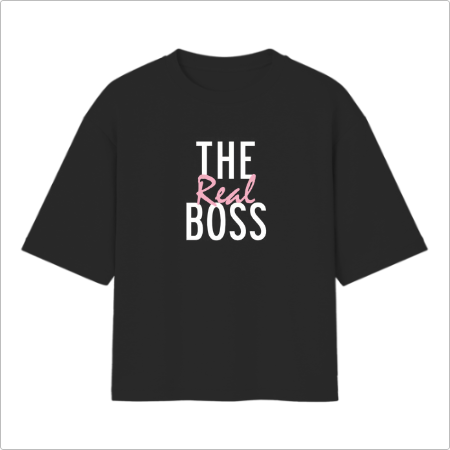 Camiseta Oversized The Real Boss