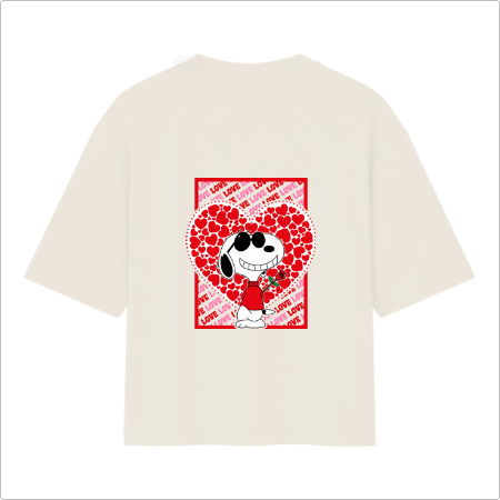 Camiseta Oversized Snoopy