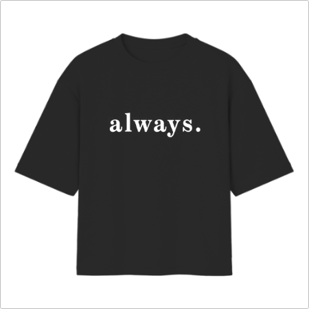 Camiseta Oversized Always