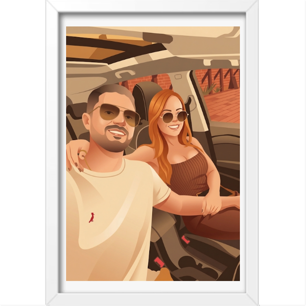 Quadro Personalizado "Couple Vibe"