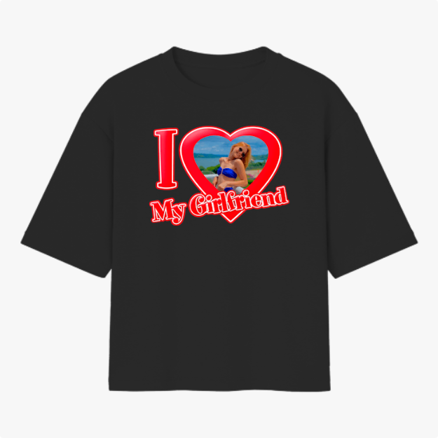 Camiseta Personalizada "I <3 My Grilfriend"