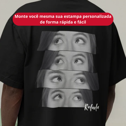 Camiseta Personalizada "4 Olhares"