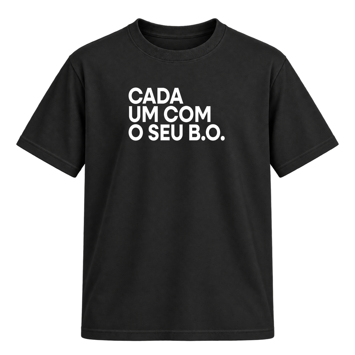 Camiseta "Cada um com o seu B.O."