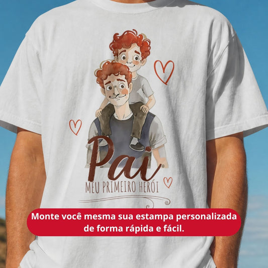 Camiseta Personalizada "Illustrated Dad"