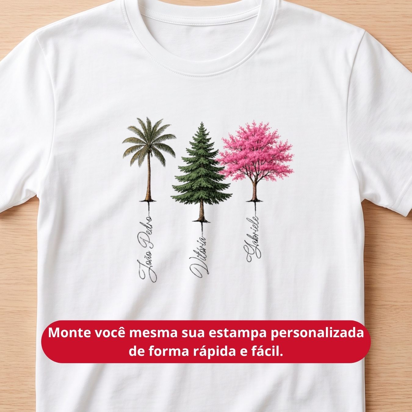 Camiseta Personalizada "Nossa Floresta"