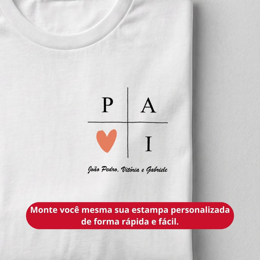 Camiseta Personalizada "Love Dad"