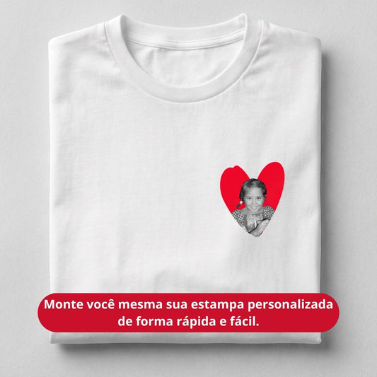 Camiseta Personalizada "Heart Frame"