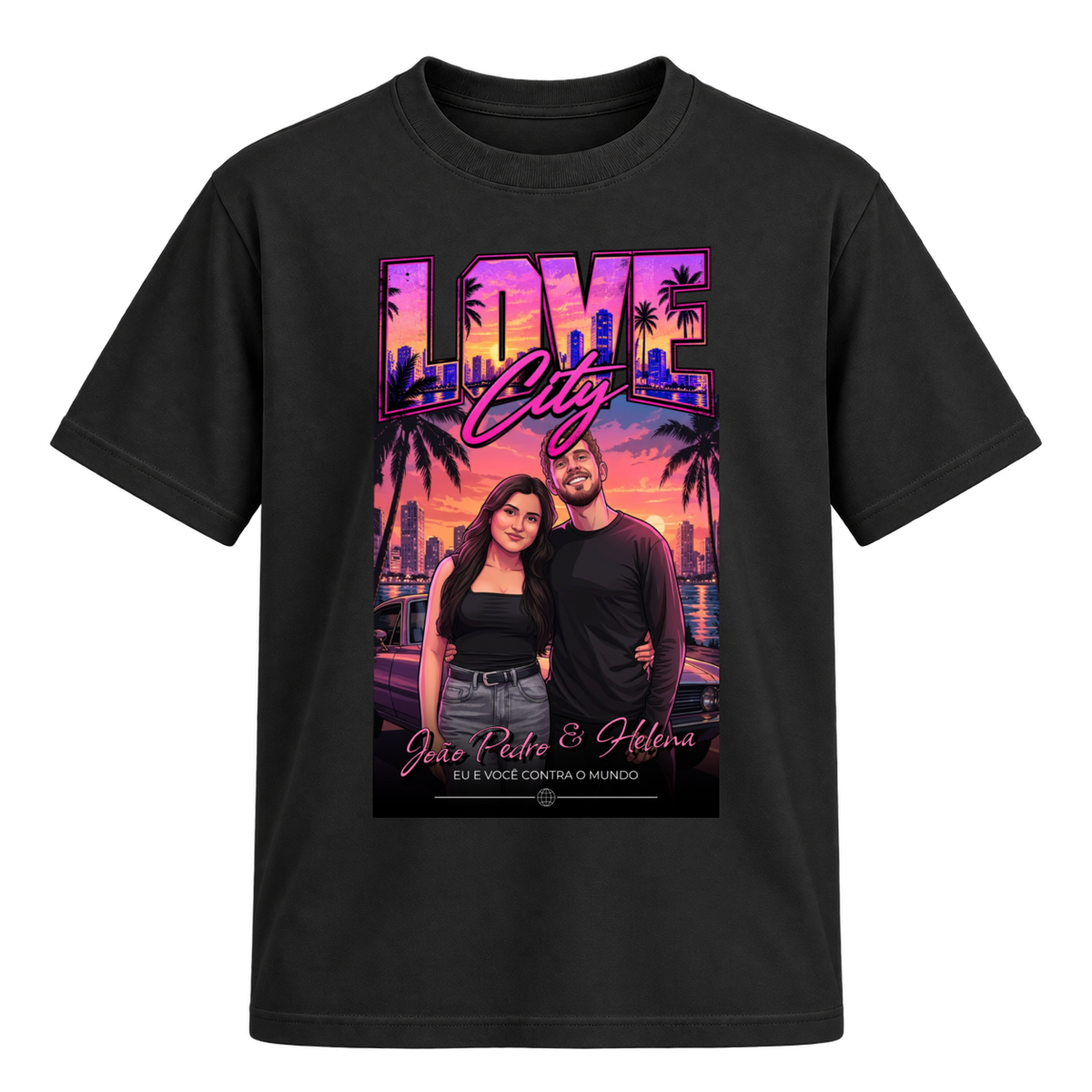 Camiseta Personalizada "Love City"