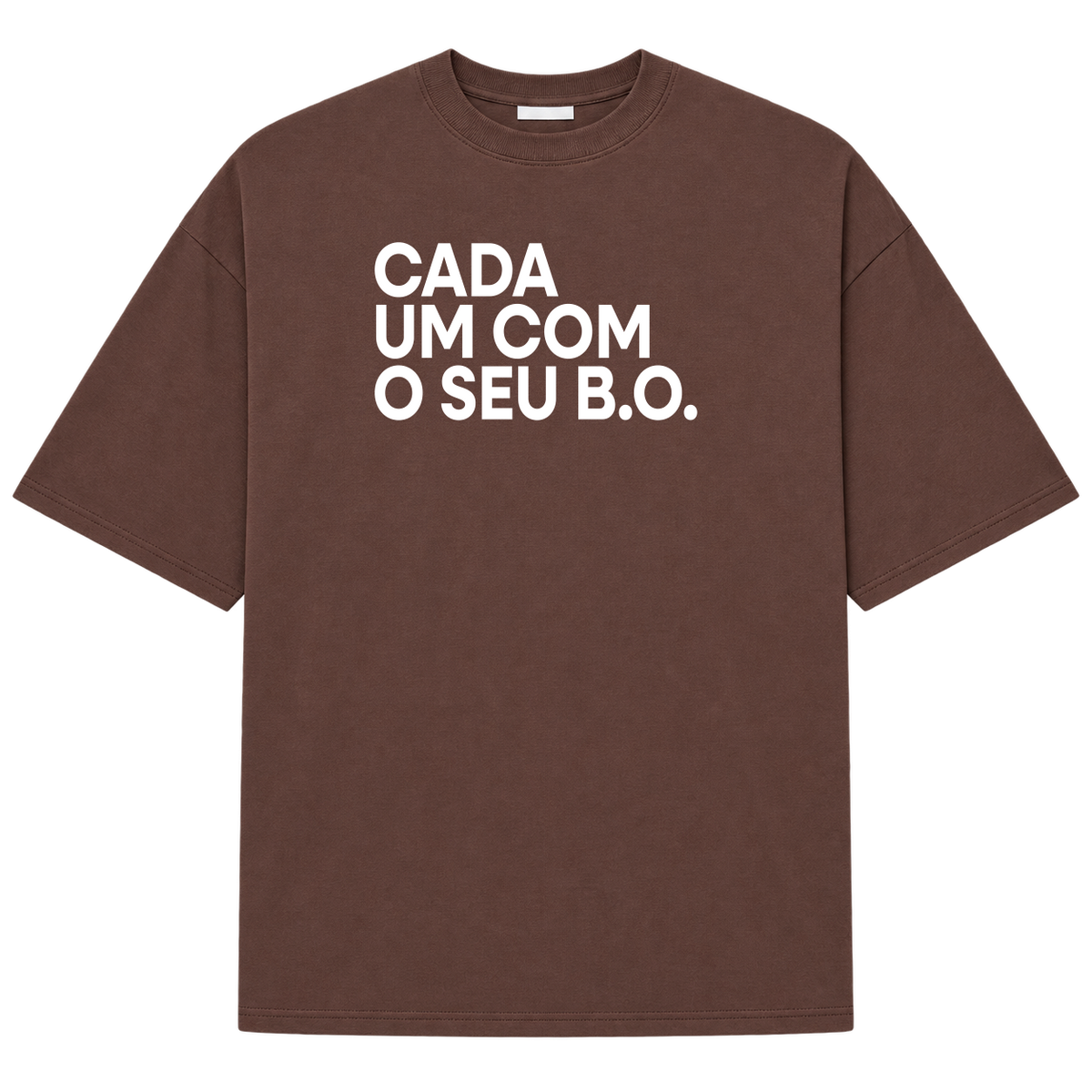 Oversized "Cada um com o seu B.O."