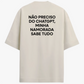 Oversized "Não preciso do ChatGPT minha namorada sabe tudo"