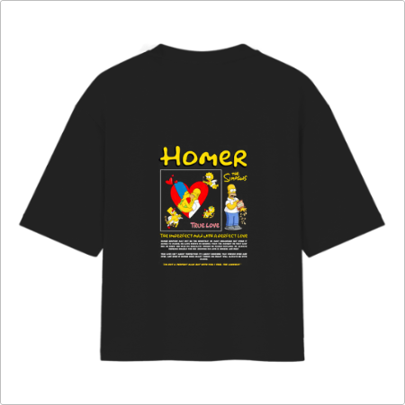 Camiseta Oversized Homer