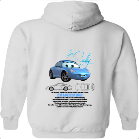 Parzinho Moletom com Capuz "Sally & McQueen"
