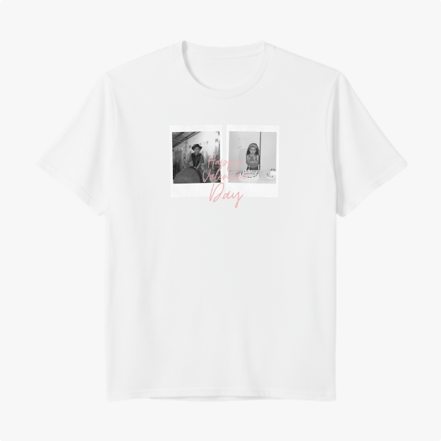 Camiseta Personalizada "Happy Valentines Day"