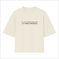 Camiseta Oversized "Tá olhando por quê?"