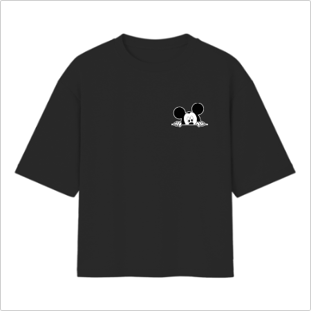 Camiseta Oversized Mickey Peito