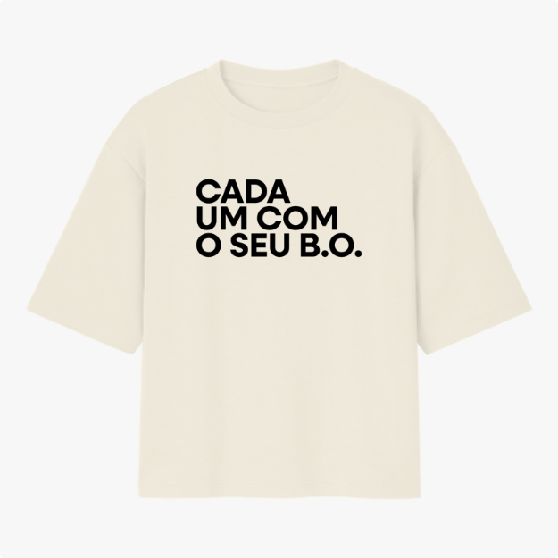 Oversized "Cada um com o seu B.O."