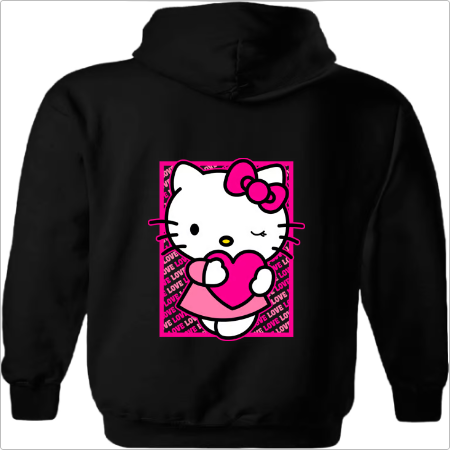 Moletom com Capuz Hello Kitty