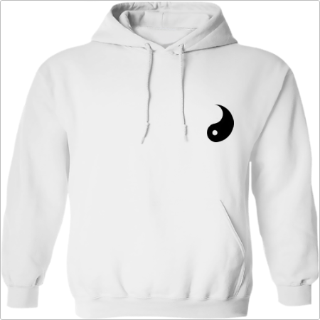 Parzinho Moletom com Capuz "Yin & Yang"