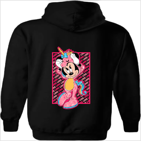 Moletom com Capuz Minnie Love U