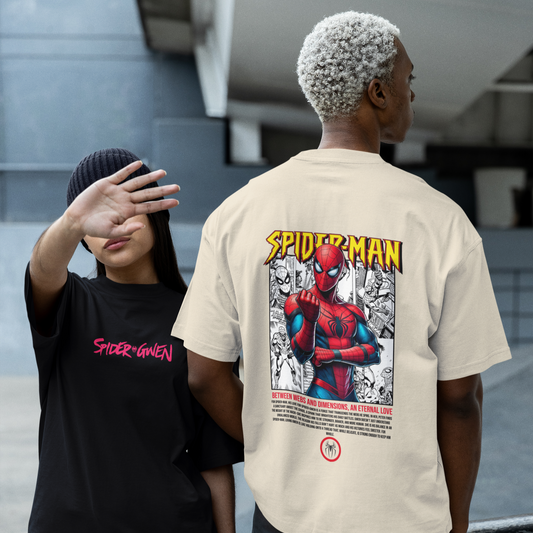 Parzinho "Spider Man & Spider Gwen" Oversized